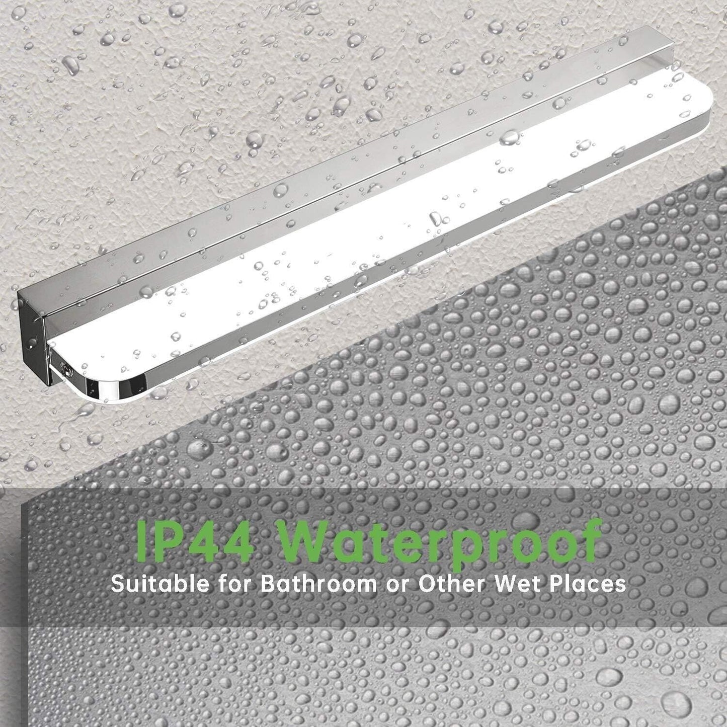 Lampada Specchio Bagno 9W 42CM - Lampada da Specchio IP44 per Bagno - Applique