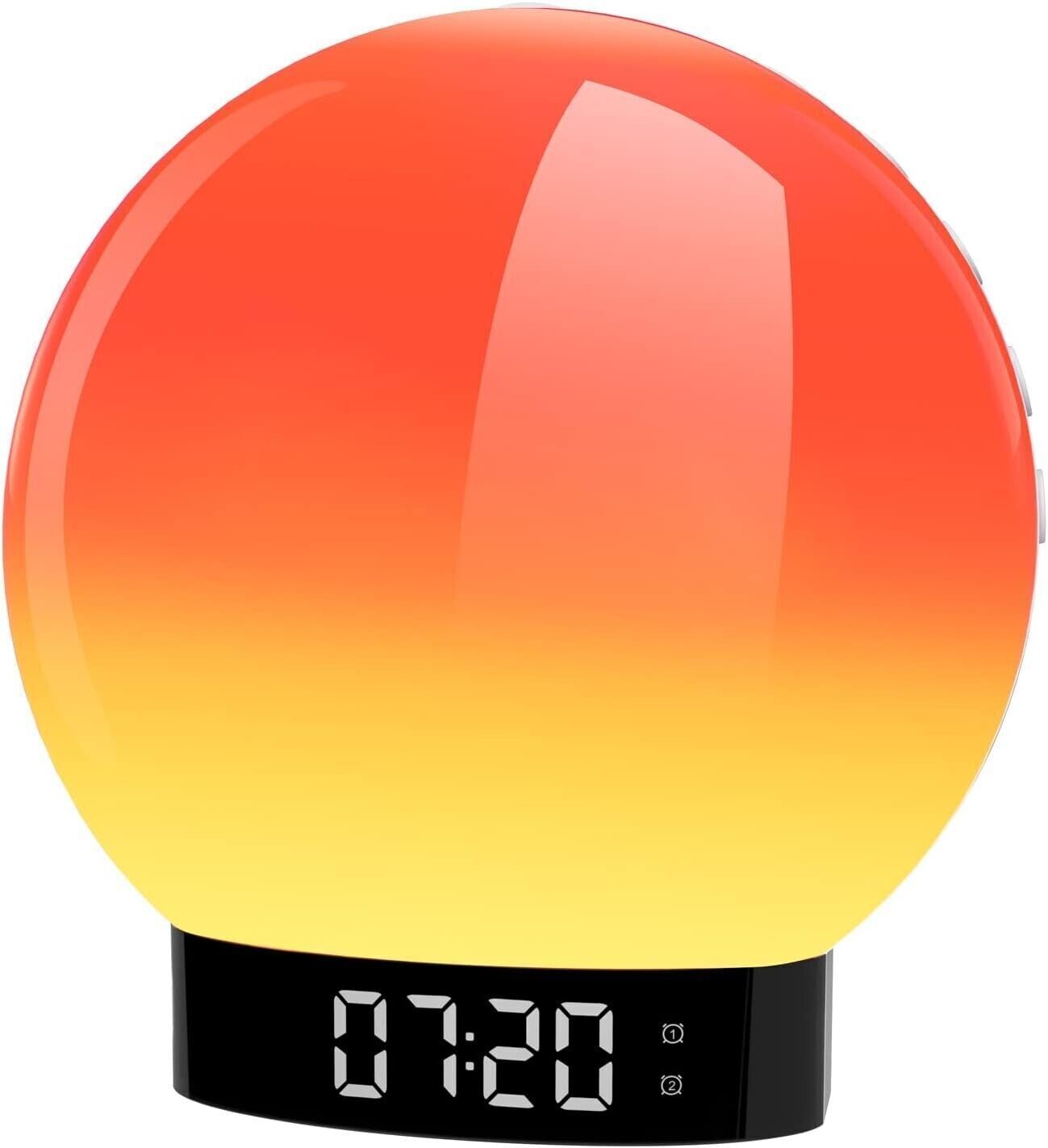 Wake up Light Luce Sveglia snooze alba da Comodino Altoparlante bluetooth FM