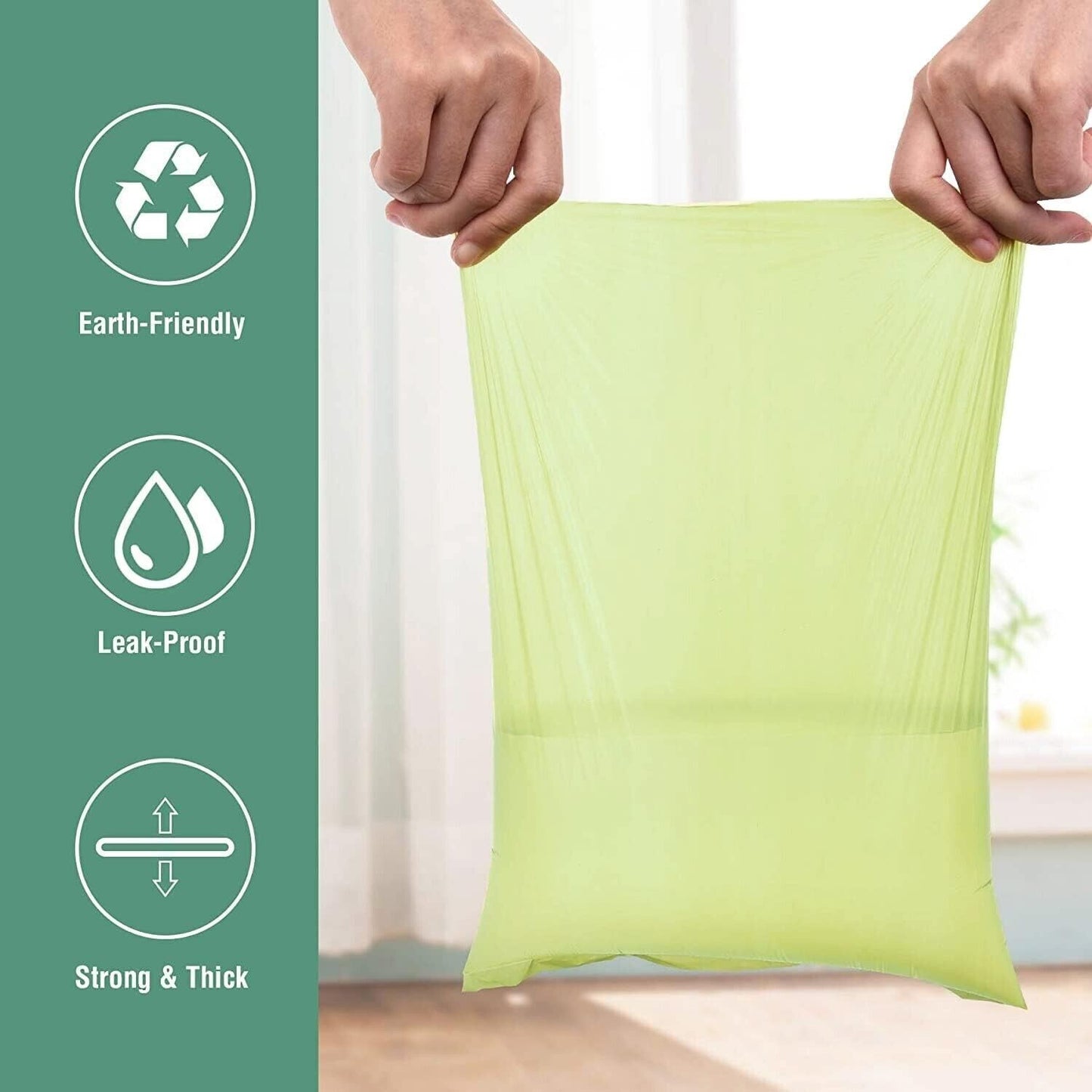 Sacchetto per escrementi di cane OUGED 630 pezzi,42 rotoli di ricarica con 2 dis