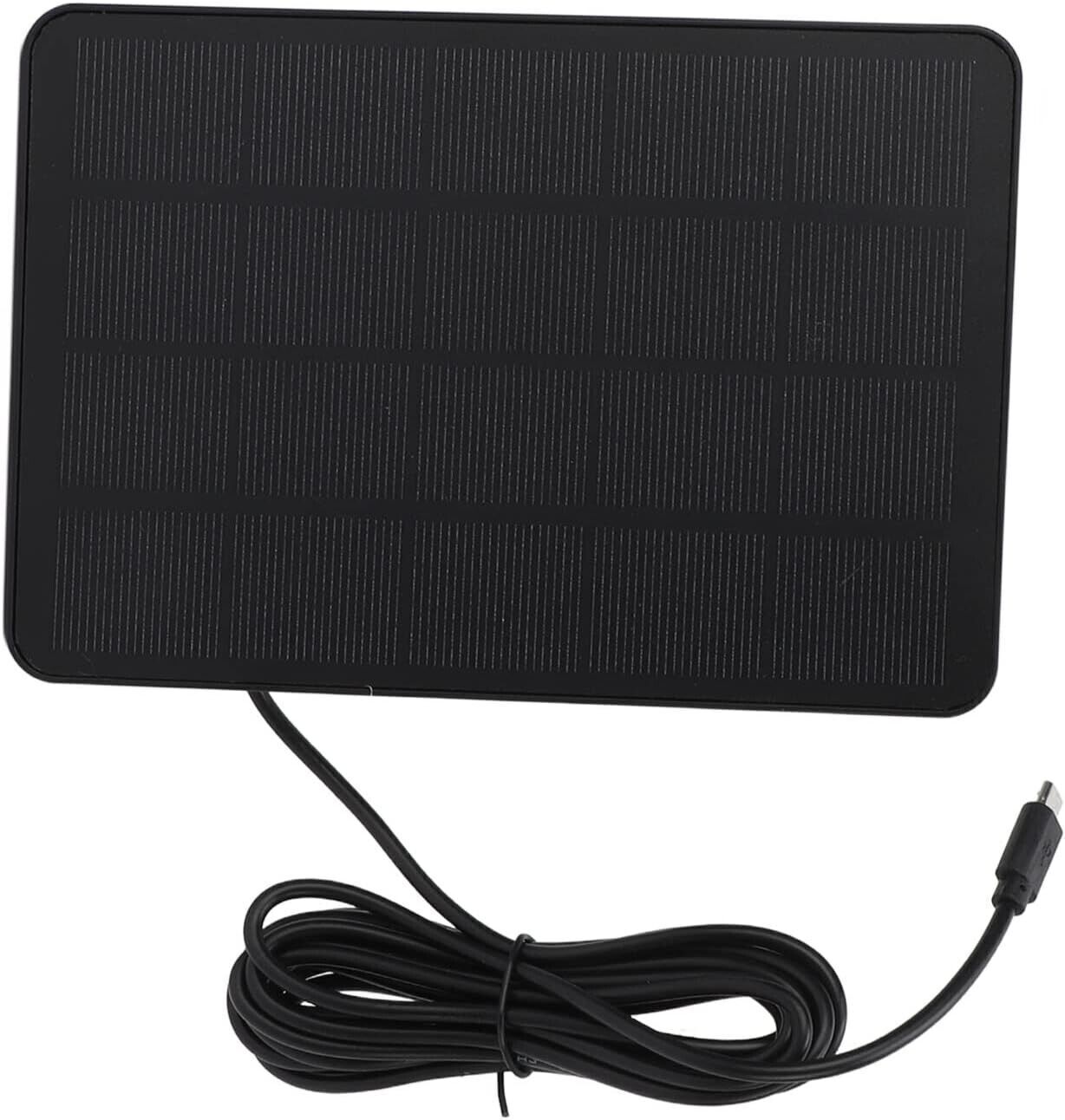 Caricatore per Pannelli solari 4W 5V Pannello Solare Impermeabile per Esterni