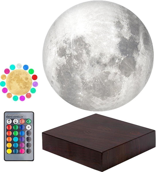 VGAzer 3D Stampa lampade a levitazione magnetica a luce lunare per la casa, deco