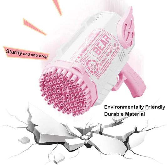 Pistola a bolle da 80 fori soluzione per bolle soffiatore di bolle automatico