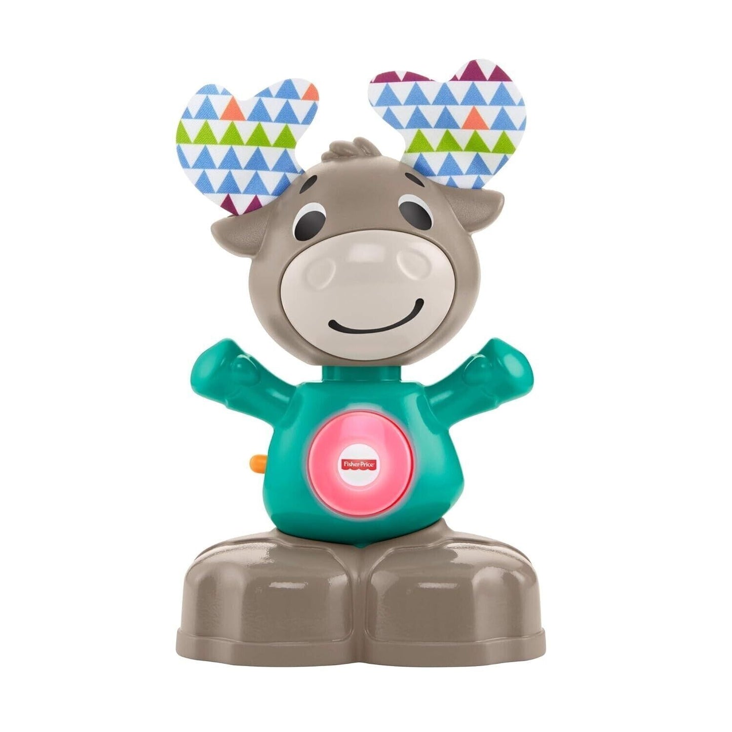 Fisher-Price - Parlamici Baby Moose Rocking Educational Toy with Lights and