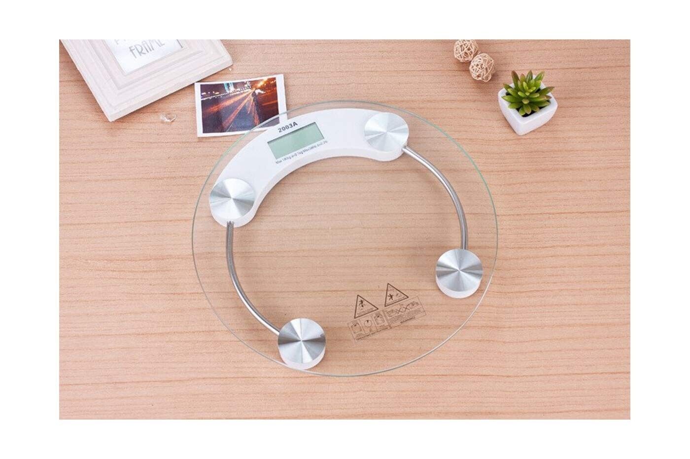 Bilancia pesapersone digitale in vetro elettronica  professionale 180KG 2003A