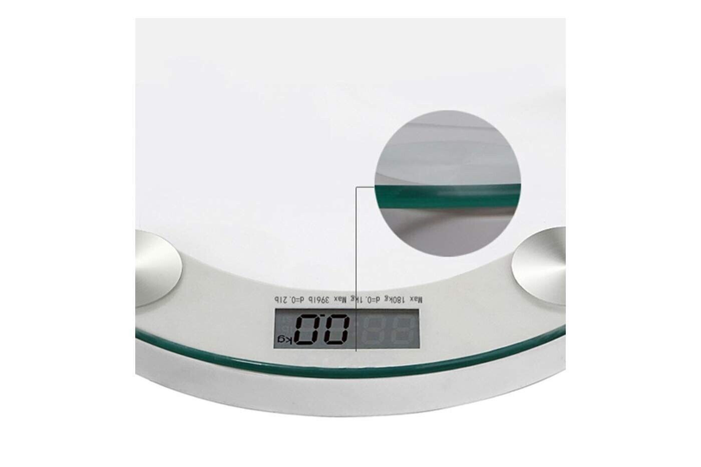 Bilancia pesapersone digitale in vetro elettronica  professionale 180KG 2003A