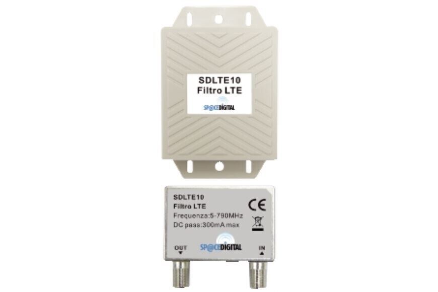Filtro da palo per segnali LTE banda 790-862MHz; canali TV 61-69