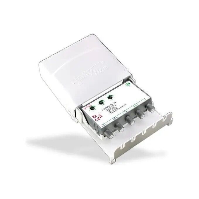 G.B.S. NSR4/VU2-2OUT -LTE amplificatore di segnale TV 4 transistor 3 ingressi 2