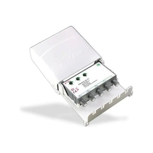 G.B.S. NSR4/VU2-2OUT -LTE amplificatore di segnale TV 4 transistor 3 ingressi 2