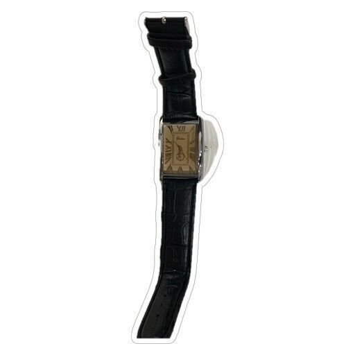 Lancardo Orologio analogico al quarzo quadrato, vintage, retrò Unisex