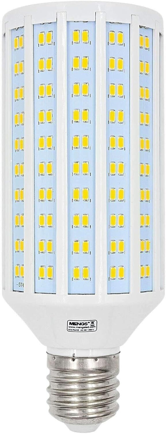 E40 50W Lampada LED SMD LEDs Lampadina AC 85-265V Bianco caldo 3000K