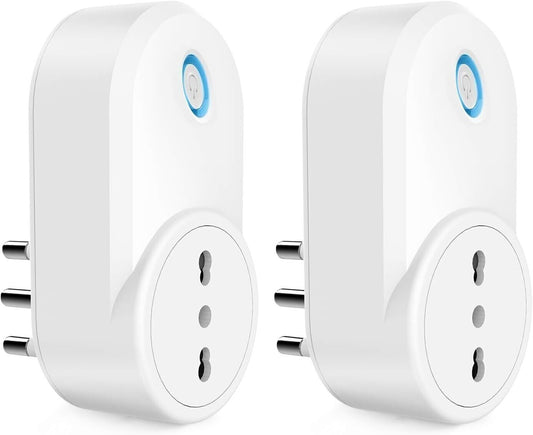 Presa Smart WiFi, Maxcio Presa Intelligente WiFi Italiana 16A, Energia Monitor