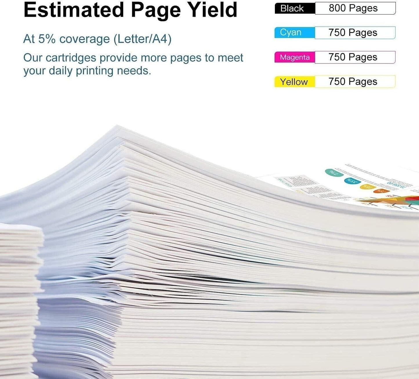 Abcs Printing 16 16XL Cartucce inchiostro Compatibili per Epson Workforce WF-251