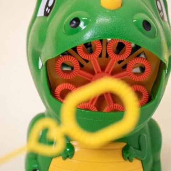 Macchina per Bolle di sapone per Bambini, a forma di Dinosauro Elettrica Automat