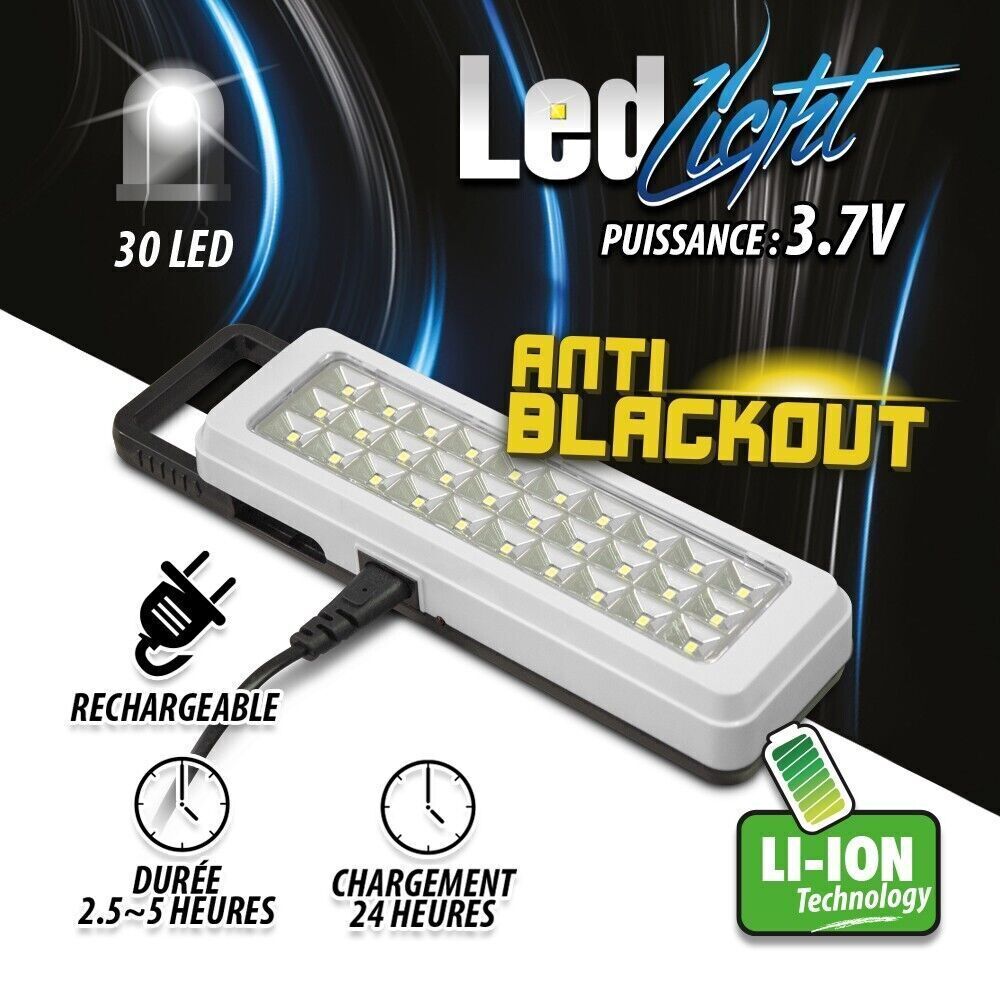 Lampada di emergenza 30 LED - anti blackout