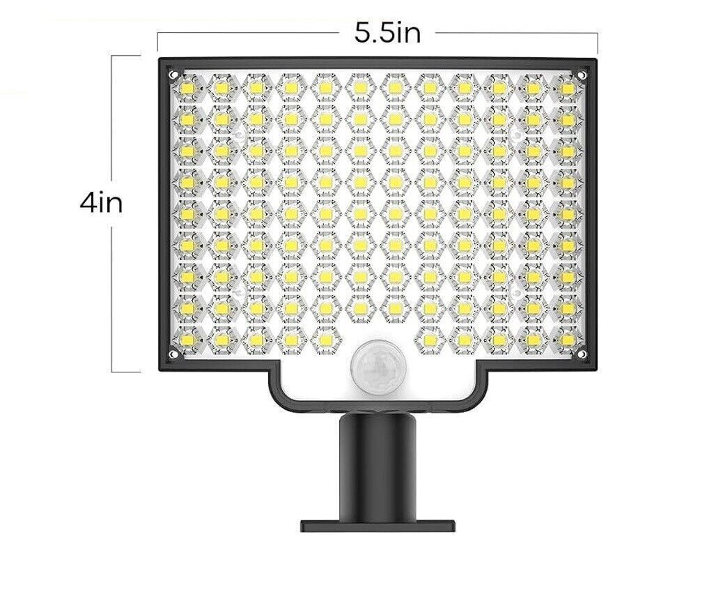 Luce Solare Led Esterno,106 LED luci solari da giardino con sensore di movimento