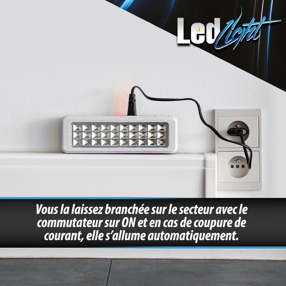 Lampada di emergenza 30 LED - anti blackout