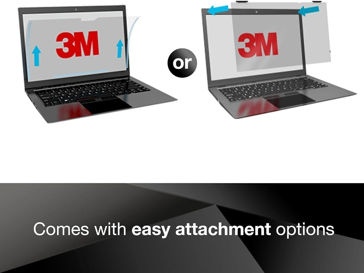 3M Filtro per la privacy per  14.1" Standard Laptop, Nero