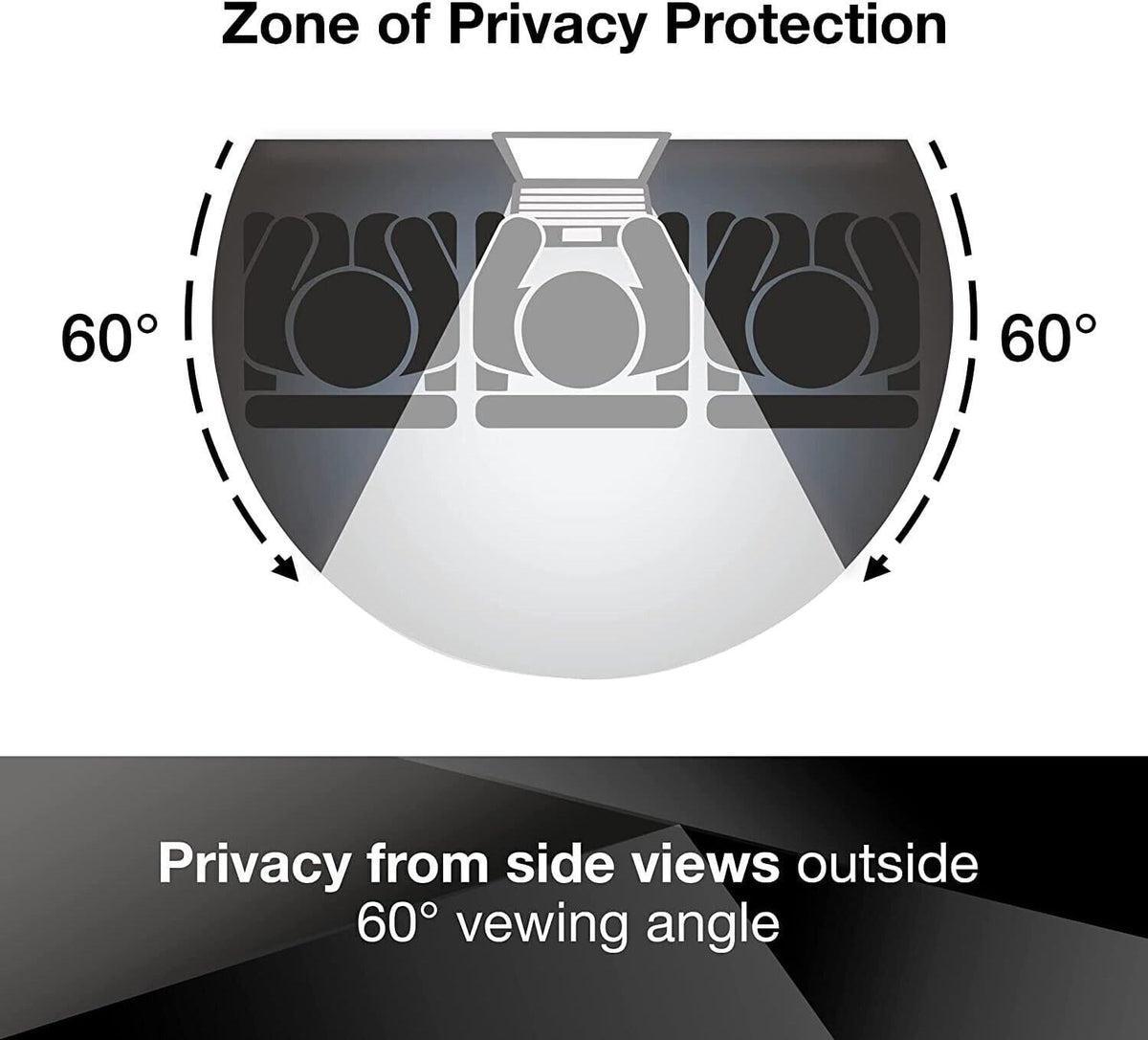 3M Filtro per la privacy per  14.1" Standard Laptop, Nero
