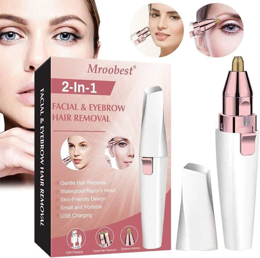 Epilatore Sopracciglia Donna, Lady Shaver, Sopracciglia Rasoio, Depilatore