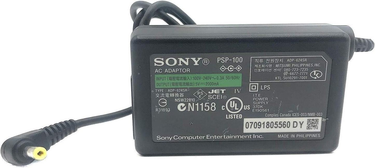 Alimentatore Caricabatterie adattatore ORIGINALE CA OEM Sony Playstation PSP-100