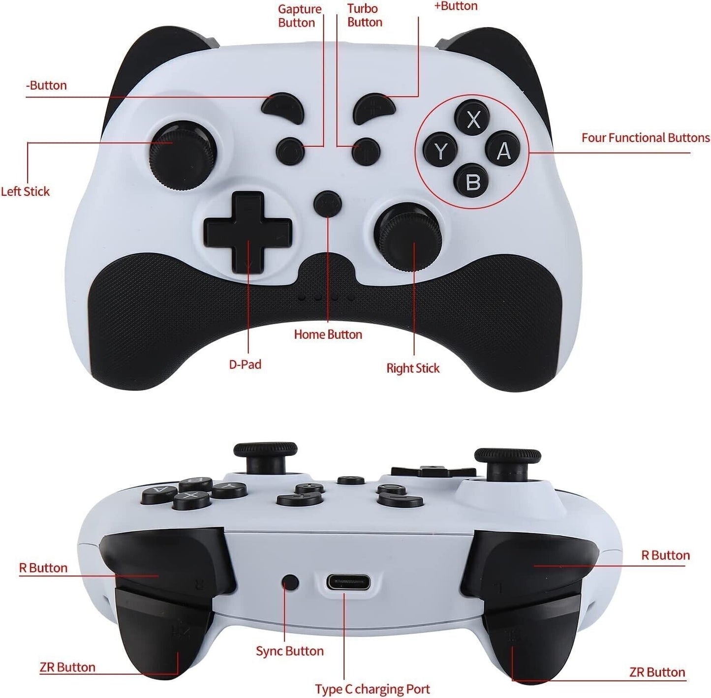 SANLIOVA Controller per bambini, Controller Wireless per Console Nintendo Switch