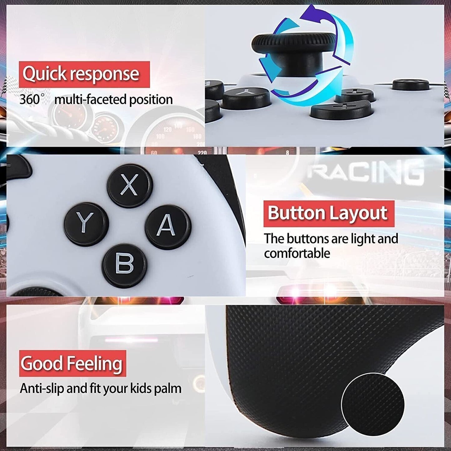 SANLIOVA Controller per bambini, Controller Wireless per Console Nintendo Switch