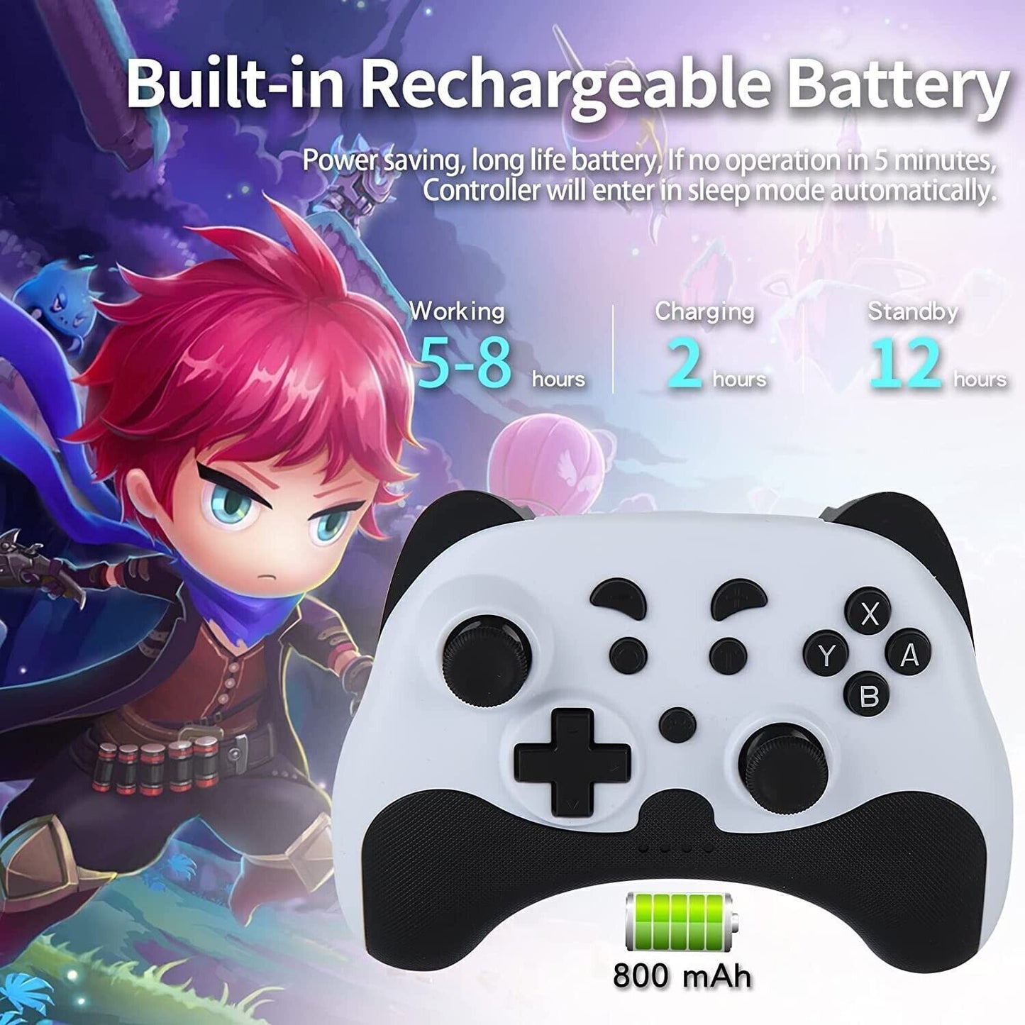 SANLIOVA Controller per bambini, Controller Wireless per Console Nintendo Switch