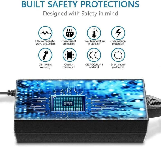 Alimentatore Trasformatore 60W 12V per Notebook, Striscia LED, Schermo TFT-LCD