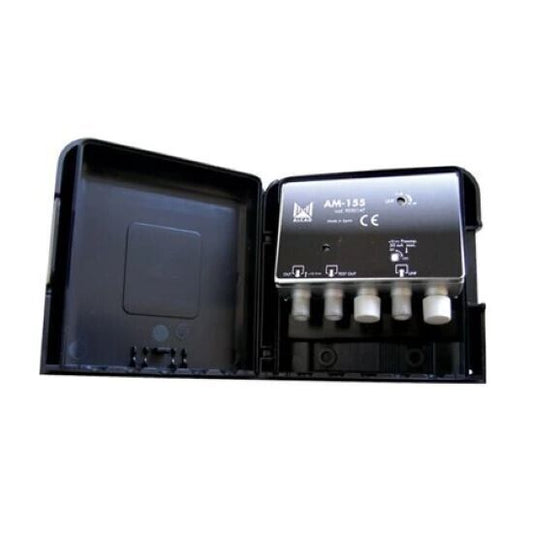 Amplificatore di linea d'antenna ALCAD AM-155 1x ingresso UHF