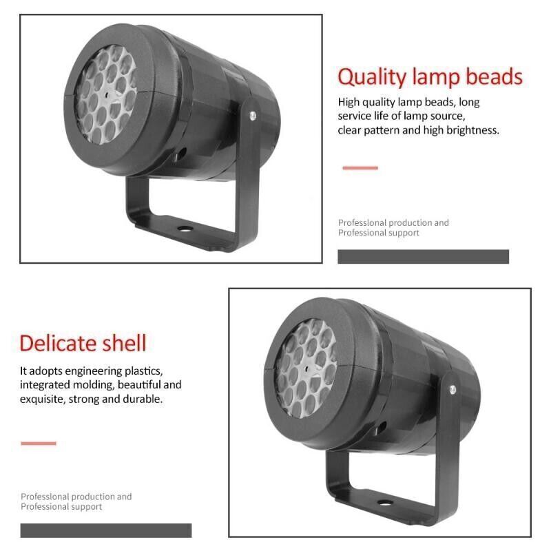 Proiettore Luce Notturna, 16 Modelli All'aperto Lampada di Proiezione Rotazione