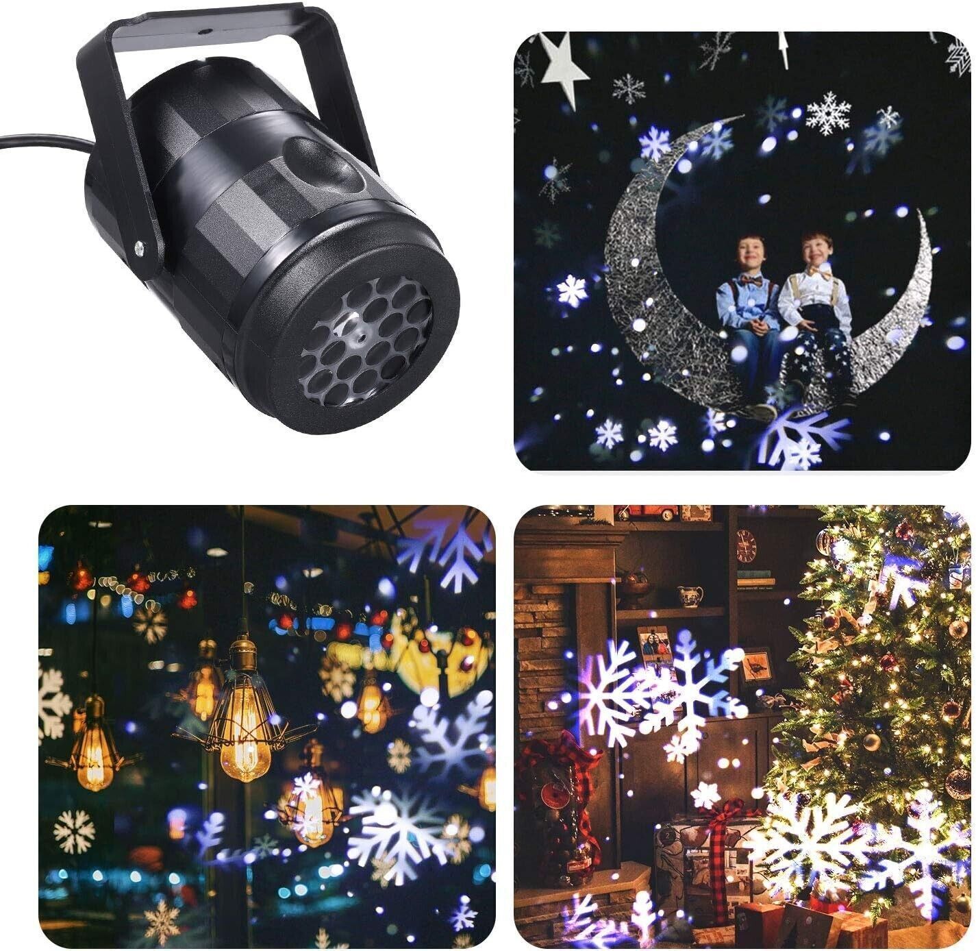 Proiettore Luce Notturna, All'aperto Lampada di Proiezione Rotazione di 360°