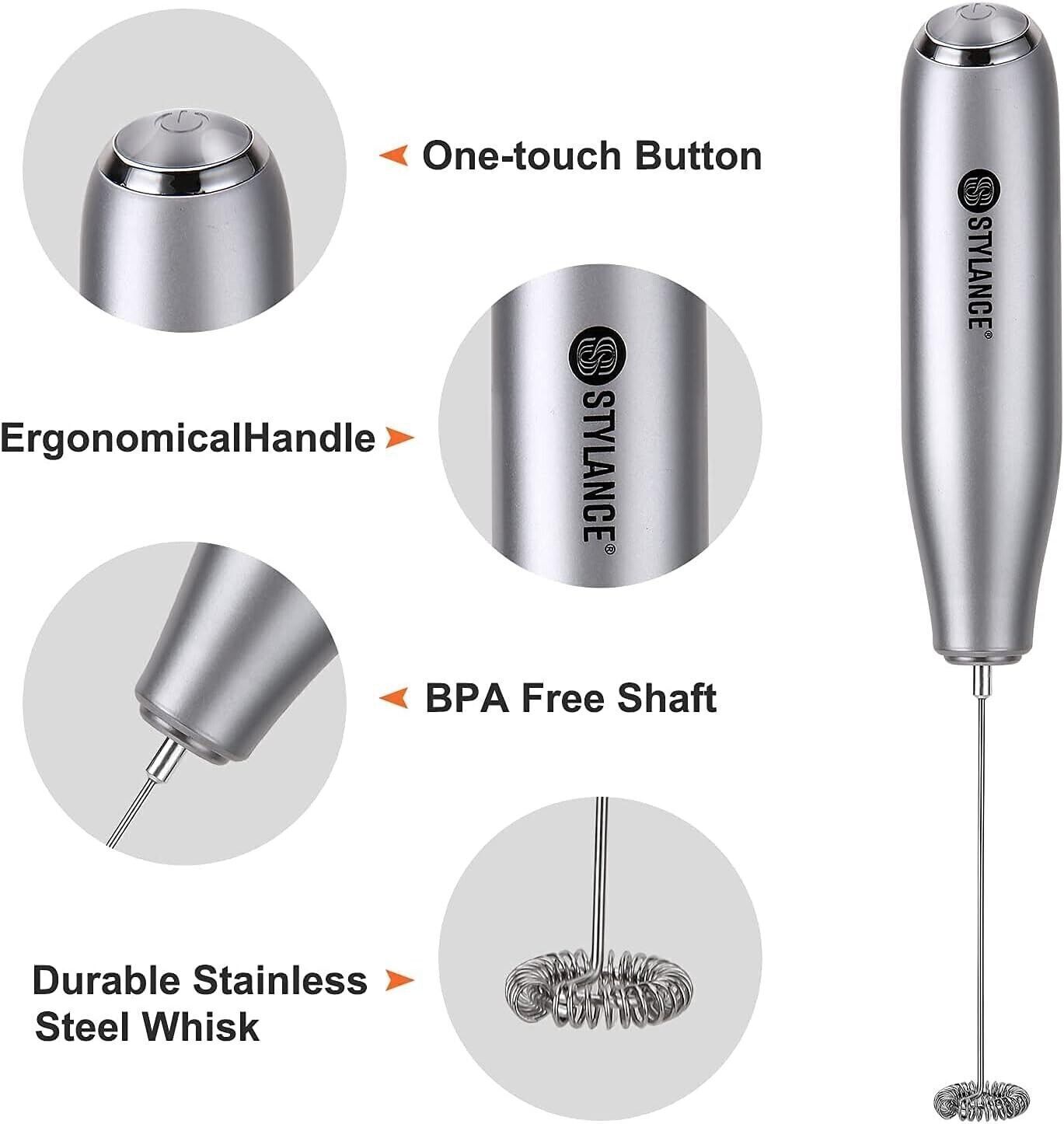 Montalatte elettrico per caffè, caffè al latte, cappuccino, cioccolata calda