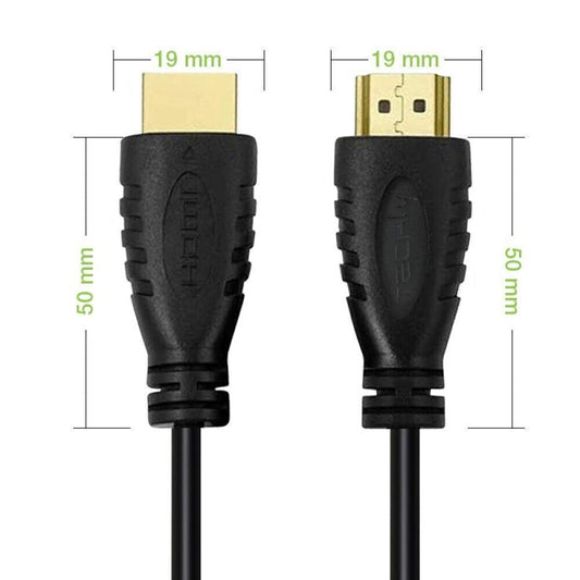 TECHLY Cavo HDMI Alta velocità con Ethernet 4K*2K 60Hz 1M
