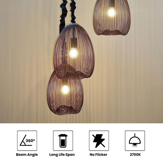 Lampadina a LED Klarlight E27, lampada a LED da 8 W, a incandescenza 6 Pcs