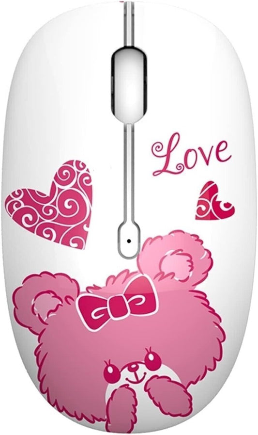 TENMOS M101 Mouse Wireless Simpatico Mouse Silenzioso per Computer