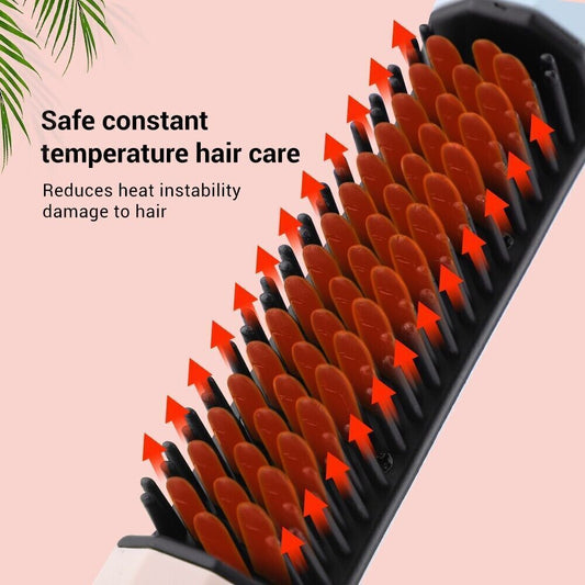 YKMIANJI Pettine lisciante per capelli piastra per capelli portatile piastra