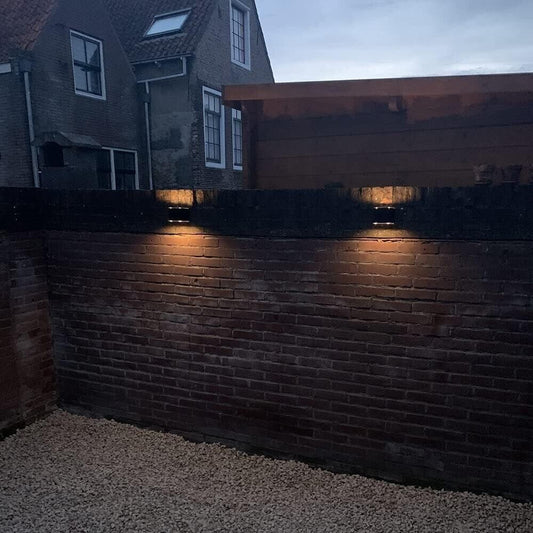 Lampada da Parete LED, Up & Down, per esterni, modello quadrato dritto, IP54