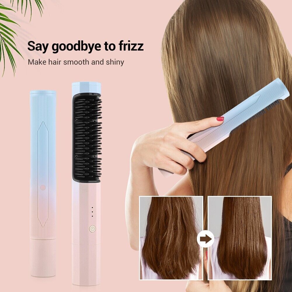 YKMIANJI Pettine lisciante per capelli piastra per capelli portatile piastra