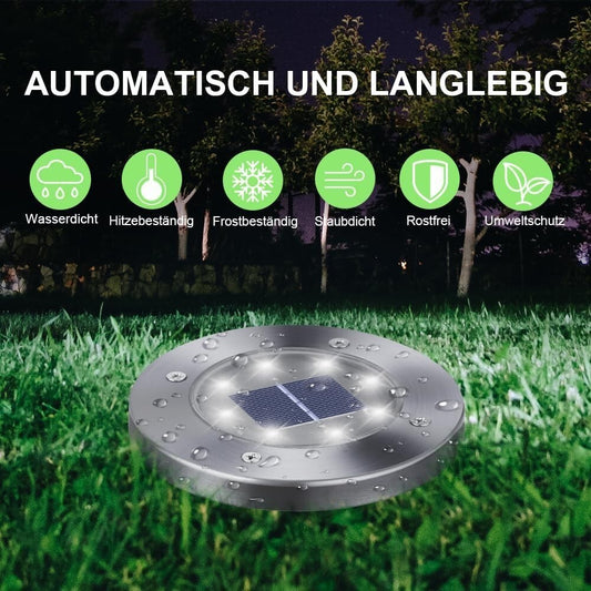 Faretti da giardino 16 pezzi luce solare per esterni Qedertek impermeabile IP65