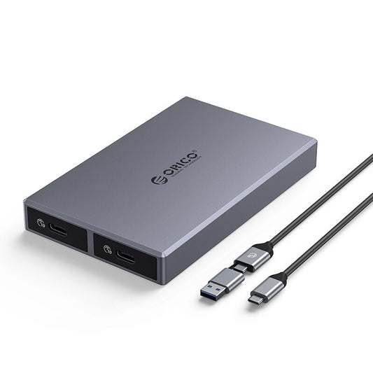 Contenitore ORICO M.2 NVME + SSD SATA a doppio alloggiamento