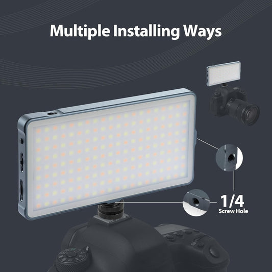 LED Video Light  ENEGON 4000 mAh 2500K-9900K bicolore Fotocamere DSLR Profession