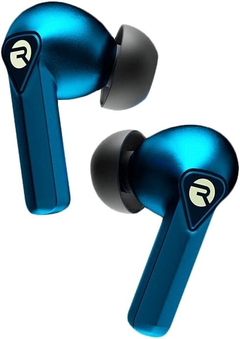 Raycon The Gaming Earbuds Bluetooth 5.0 Low Latency TWS Mic Cyber Blue RBE765