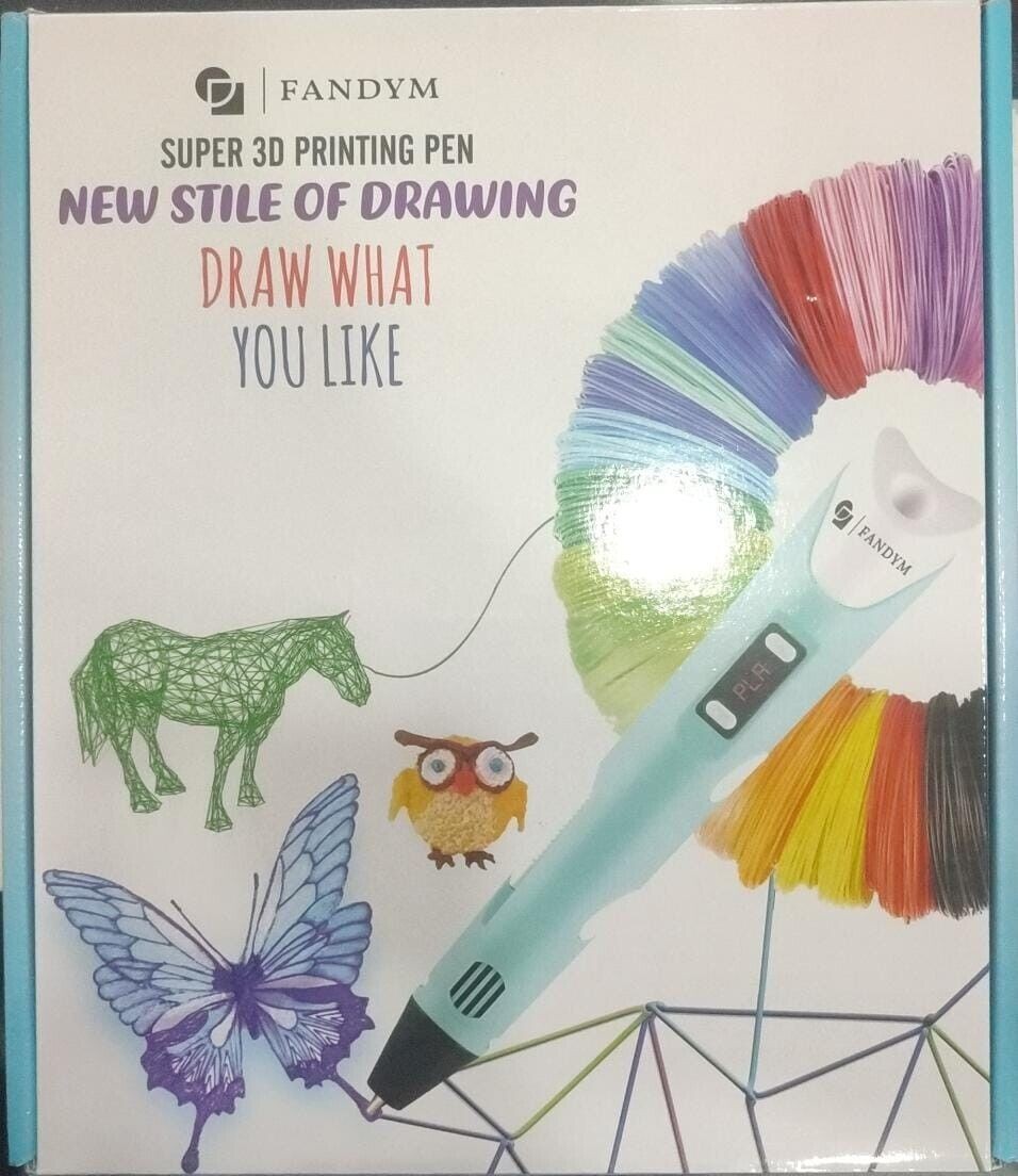 FANDYM Penna 3D Professionale stampe disegni tridimensionali kit filamenti