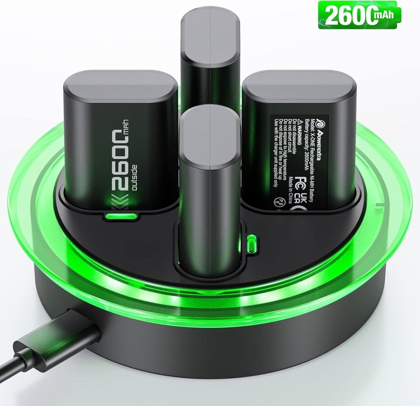 Batteria ricaricabile ad alta capacità compatibile con controller Xbox One S/X,