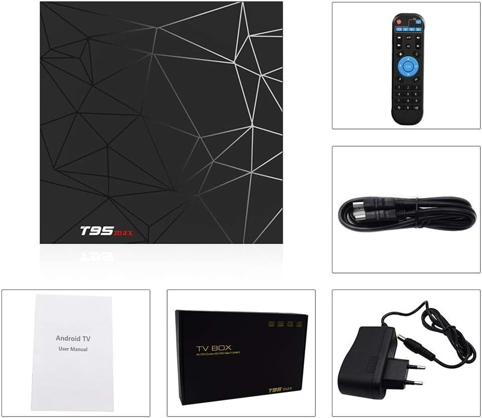 Android 9.0 TV BOX 2GB RAM/16GB ROM Support 2.4/5.0Ghz WiFi BT4.0 RK331 TUREWELL