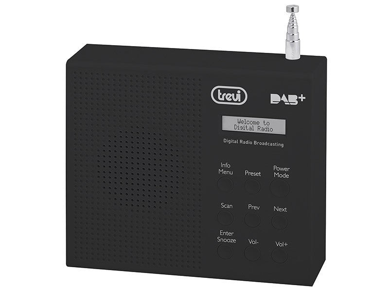 RADIO DIGITALE DAB+ TREVI DAB 791 R Ricaricabile snooze dab / dab+ e fm