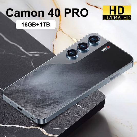 Cellulare Smartphone Android Camon 40 Pro 5G 16 GB + 1TB NERO Dual SIM NERO