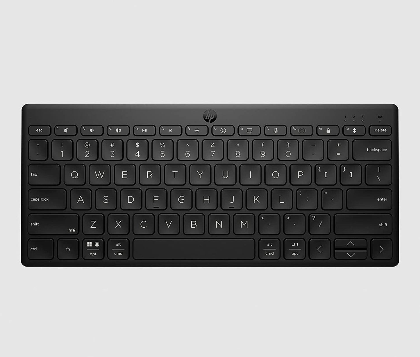 HP 350 Tastiera Wireless e Bluetooth 5.2, Connessione Multi-dispositivo, Qwerty