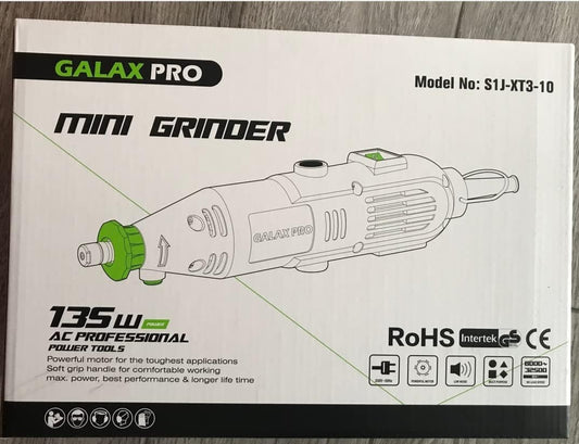 Smerigliatrice elettrica GALAX PRO da 135 W, 6 velocità variabili + 40 Accessori