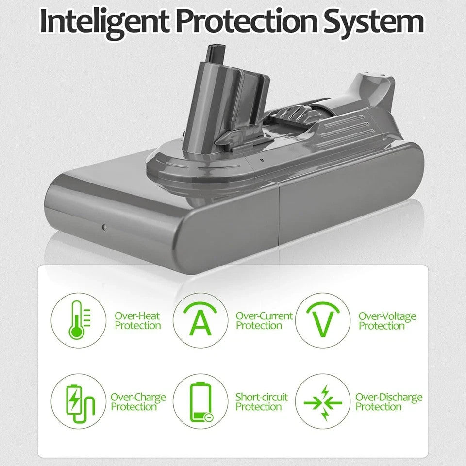 Batteria sostitutiva ad alta capacità V11 compatibile con Dyson V11 8000mah